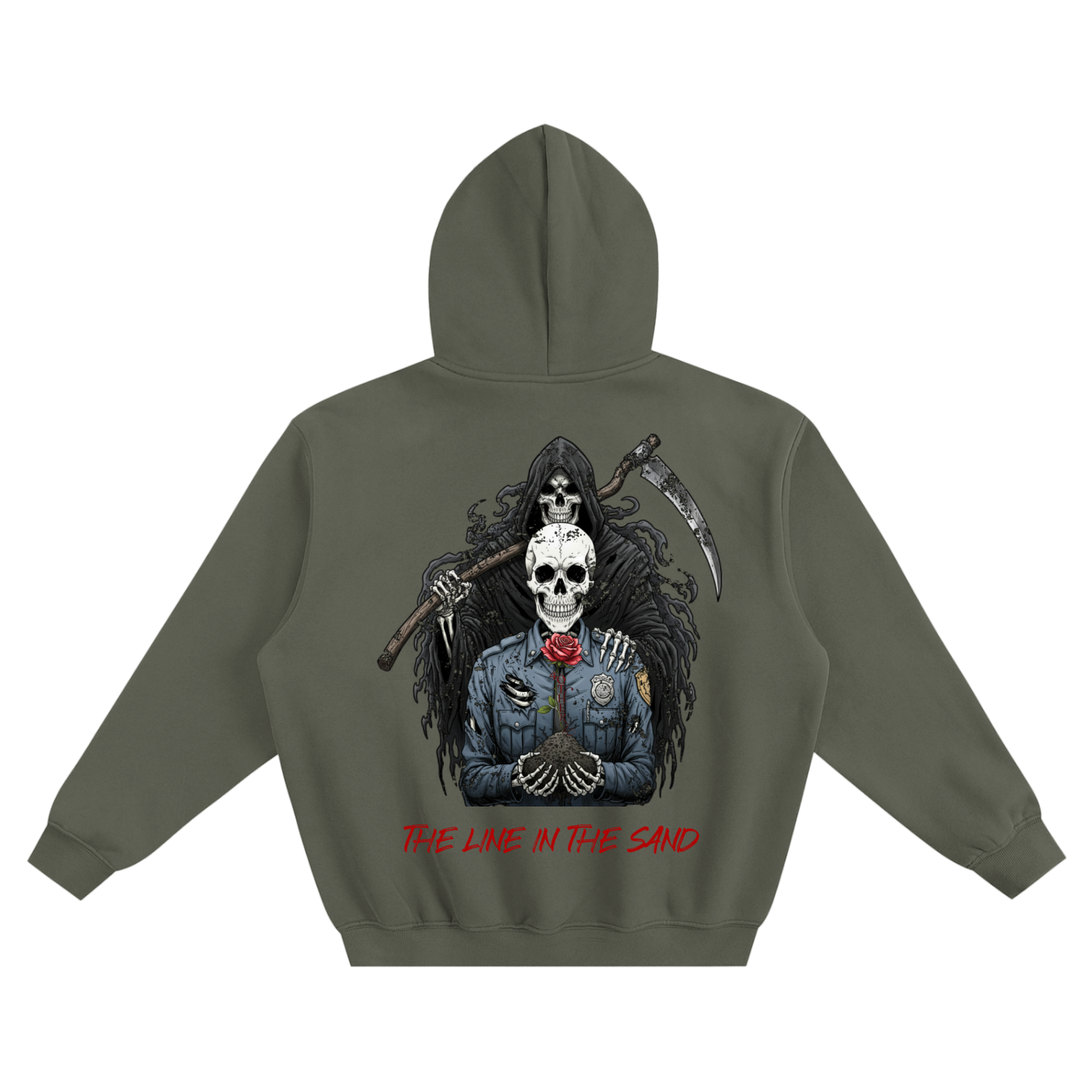 FourOtherz The Line In The Sand PD Heavy Hoodie
