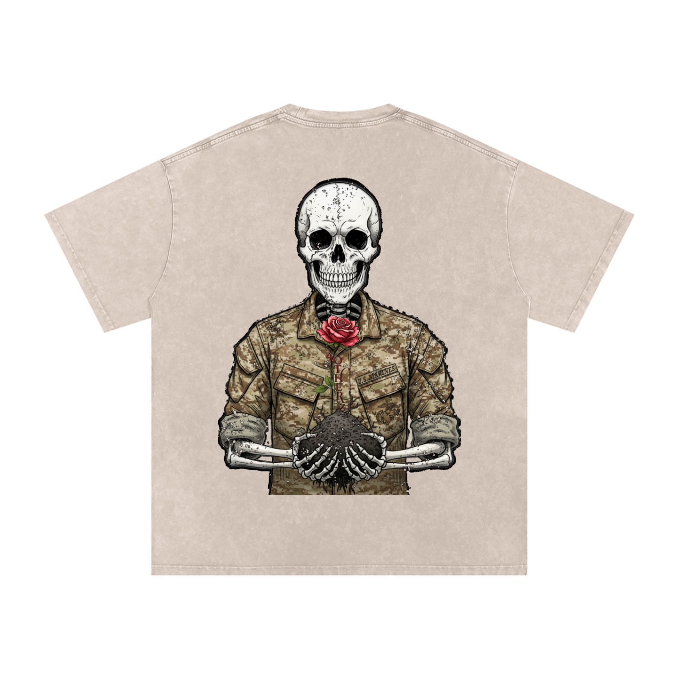 FourOtherz U.S. Marines Acid Wash Pump Cover