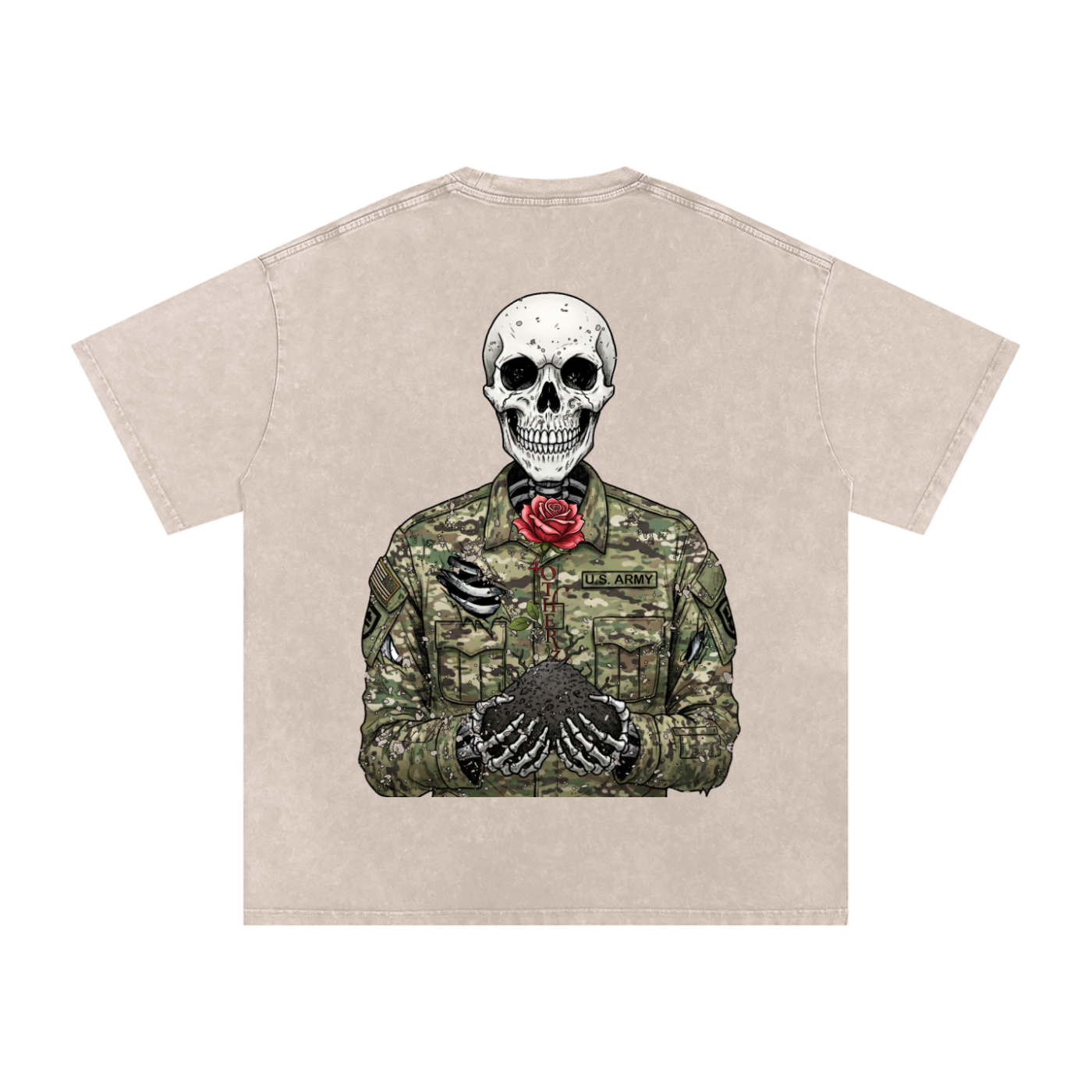 FourOtherz U.S. Army Acid Wash Pump Cover